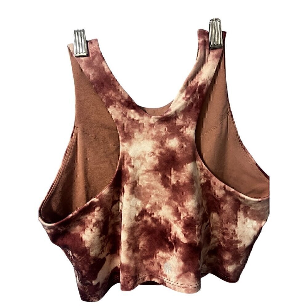 Athleta Tie-Dye Racerback Crop Top S, ATHLETIC WEAR, CROP TOP, TIE DYE TOP - Picture 5 of 7